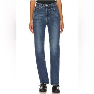 Levi's rib cage full length jeans